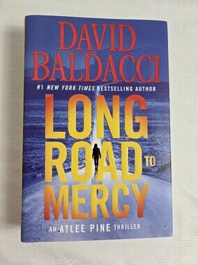 Long Road to Mercy David Baldacci Hardcover Book Atlee Pine FBI Thriller Novel